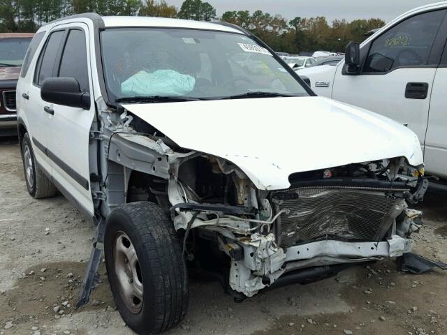 JHLRD68454C004851 - 2004 HONDA CR-V LX WHITE photo 1