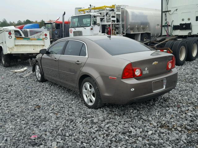 1G1ZB5EB0AF111311 - 2010 CHEVROLET MALIBU LS BROWN photo 3