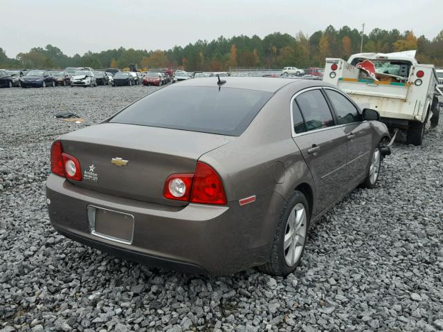 1G1ZB5EB0AF111311 - 2010 CHEVROLET MALIBU LS BROWN photo 4