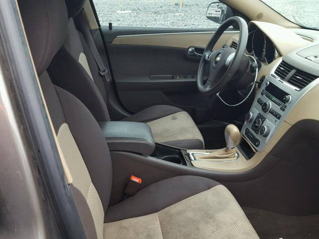1G1ZB5EB0AF111311 - 2010 CHEVROLET MALIBU LS BROWN photo 5