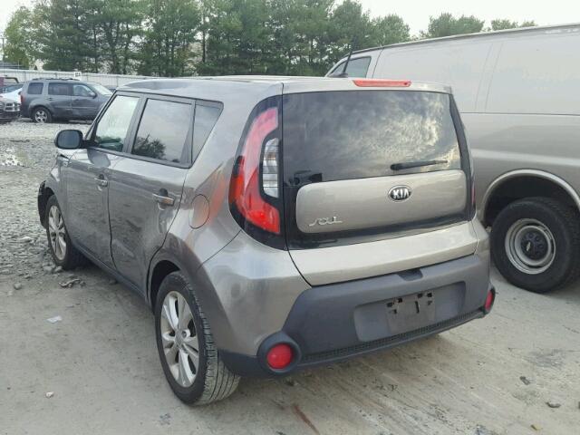 KNDJP3A57F7161053 - 2015 KIA SOUL + GRAY photo 3