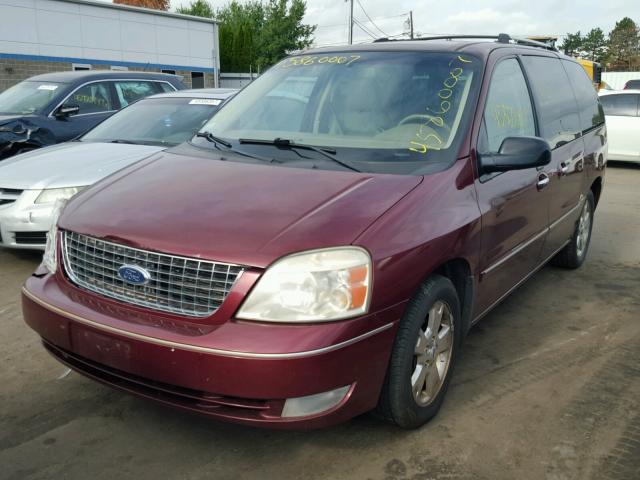 2FMDA58236BA05231 - 2006 FORD FREESTAR L MAROON photo 2