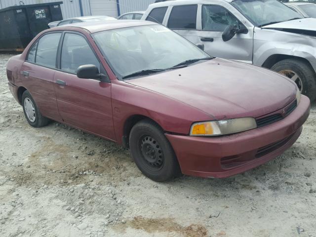 JA3AY26A4XU029754 - 1999 MITSUBISHI MIRAGE DE MAROON photo 1