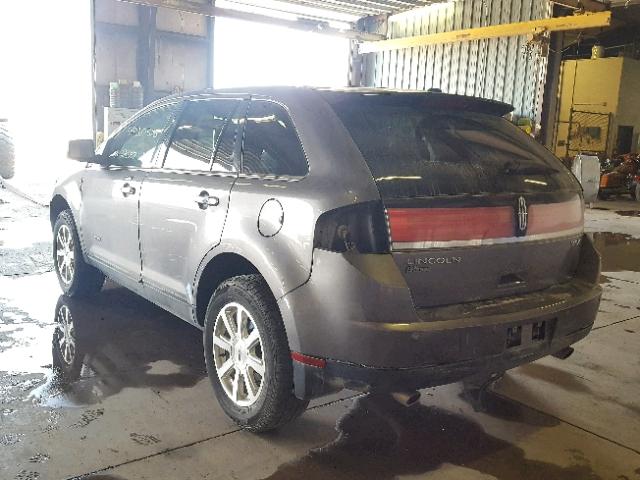 2LMDU68C89BJ11169 - 2009 LINCOLN MKX GRAY photo 3