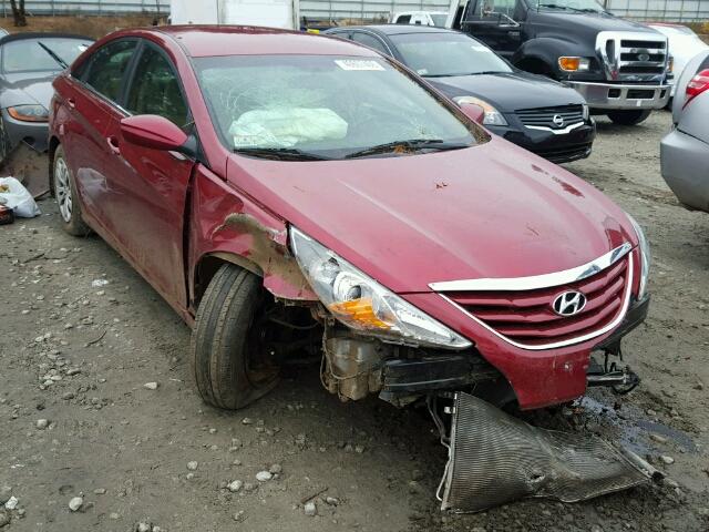 5NPEB4AC2BH261541 - 2011 HYUNDAI SONATA GLS RED photo 1