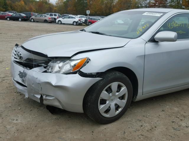 4T1BE46K77U597947 - 2007 TOYOTA CAMRY NEW SILVER photo 9