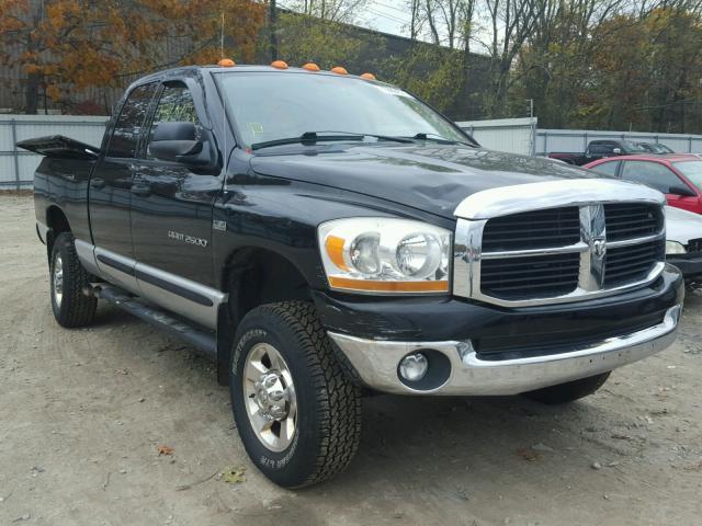 3D7KS28D96G125613 - 2006 DODGE RAM 2500 BLACK photo 1