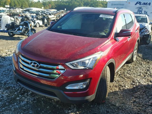 5XYZU3LB0DG034143 - 2013 HYUNDAI SANTA FE S RED photo 2