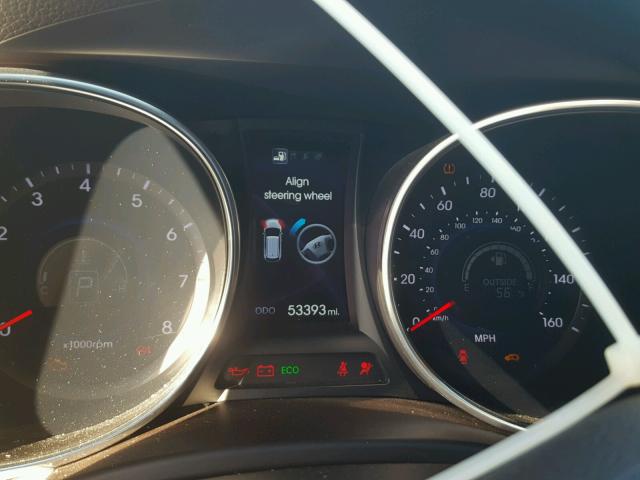 5XYZU3LB0DG034143 - 2013 HYUNDAI SANTA FE S RED photo 8
