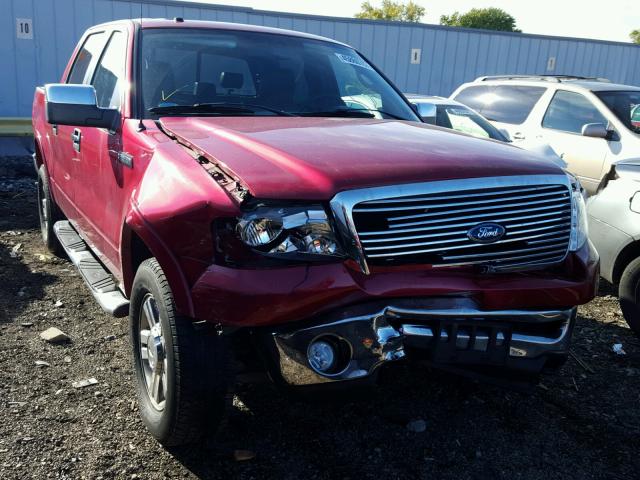 1FTPW14VX7FA92377 - 2007 FORD F150 SUPER RED photo 1