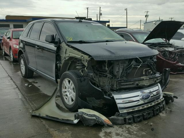 2FMDK48C28BA65374 - 2008 FORD EDGE BLACK photo 1