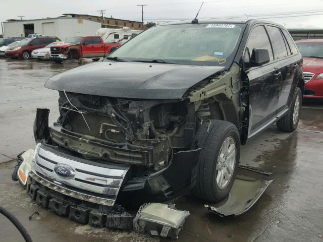 2FMDK48C28BA65374 - 2008 FORD EDGE BLACK photo 2