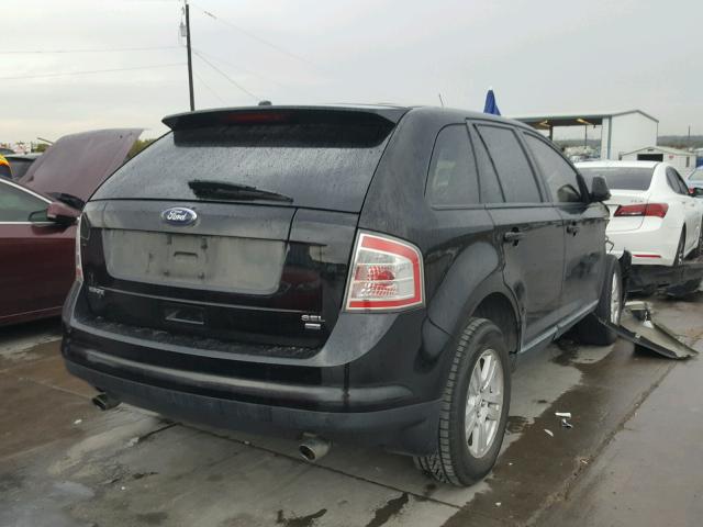 2FMDK48C28BA65374 - 2008 FORD EDGE BLACK photo 4