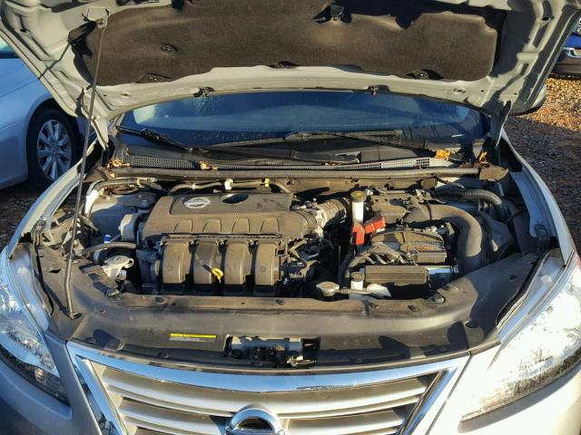 3N1AB7APXDL721893 - 2013 NISSAN SENTRA S GRAY photo 7
