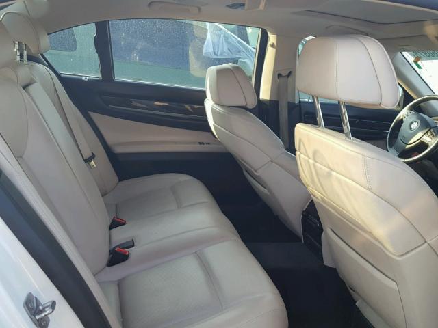 WBAKB8C58BCY65175 - 2011 BMW 750LI WHITE photo 6