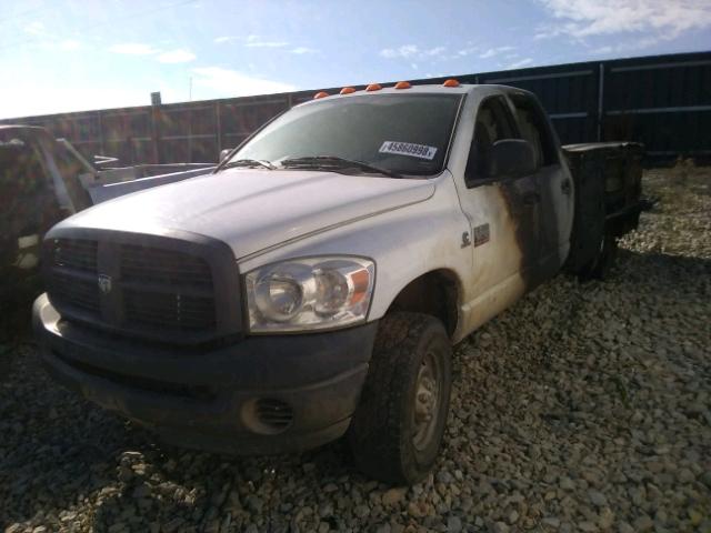 3D6WH38A68G155624 - 2008 DODGE RAM 3500 S WHITE photo 2