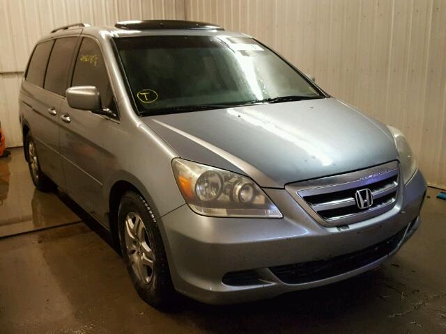 5FNRL38686B034819 - 2006 HONDA ODYSSEY EX GRAY photo 1