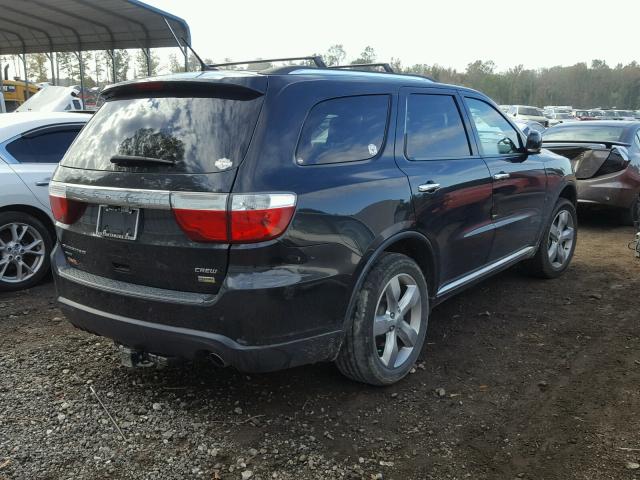 1C4RDJDGXDC664819 - 2013 DODGE DURANGO CR BLACK photo 4