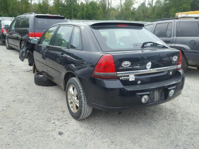 1G1ZT64875F112065 - 2005 CHEVROLET MALIBU MAX BLACK photo 3