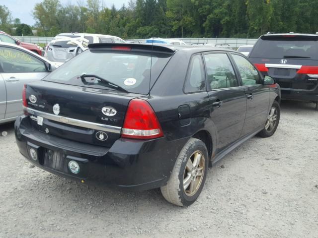 1G1ZT64875F112065 - 2005 CHEVROLET MALIBU MAX 黑色 照片 4