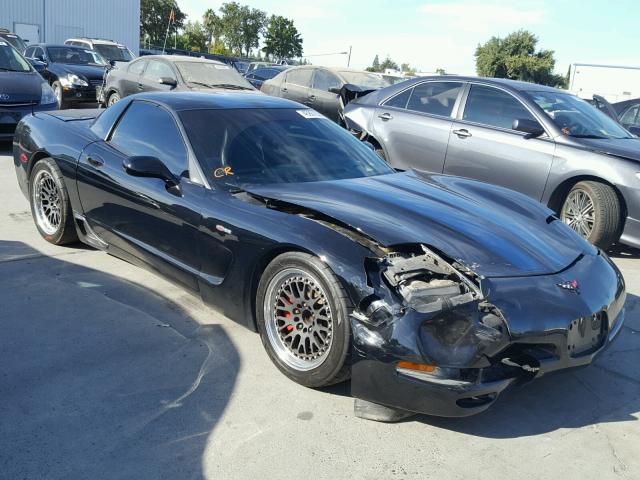 1G1YY12S125104317 - 2002 CHEVROLET CORVETTE Z BLACK photo 1