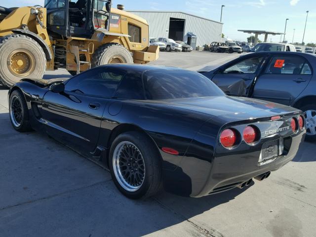 1G1YY12S125104317 - 2002 CHEVROLET CORVETTE Z BLACK photo 3