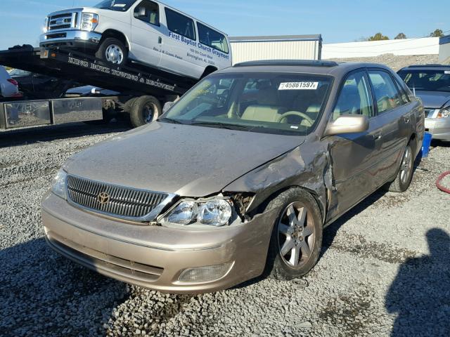 4T1BF28B2YU023014 - 2000 TOYOTA AVALON GOLD photo 2