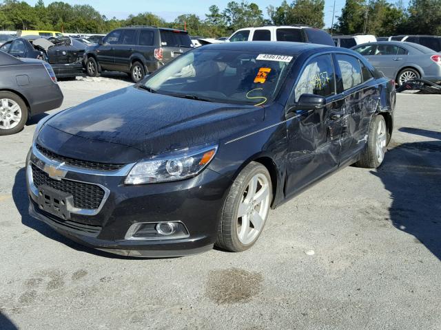 1G11G5SX1FF276189 - 2015 CHEVROLET MALIBU LTZ BLACK photo 2