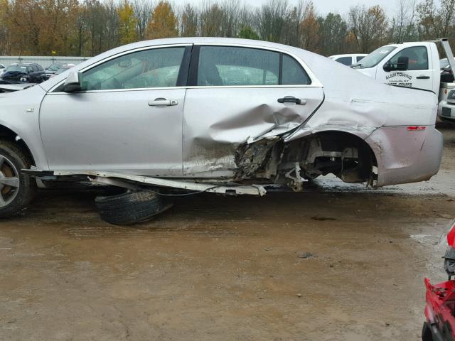 1G1ZJ57B48F281519 - 2008 CHEVROLET MALIBU SILVER photo 10