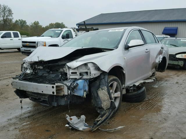 1G1ZJ57B48F281519 - 2008 CHEVROLET MALIBU SILVER photo 2