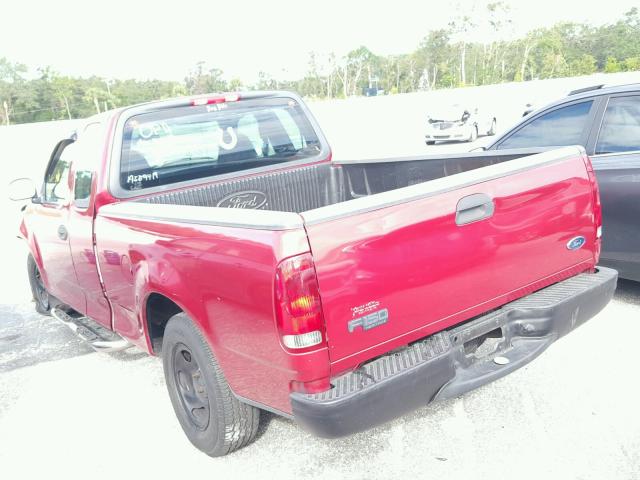 2FTRX17214CA64224 - 2004 FORD F-150 HERI RED photo 3