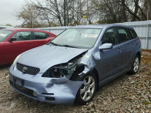 2T1KR32E04C826447 - 2004 TOYOTA COROLLA MA BLUE photo 2