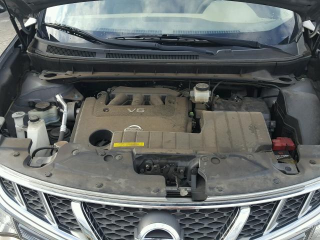 JN8AZ1MUXCW103784 - 2012 NISSAN MURANO S BROWN photo 7