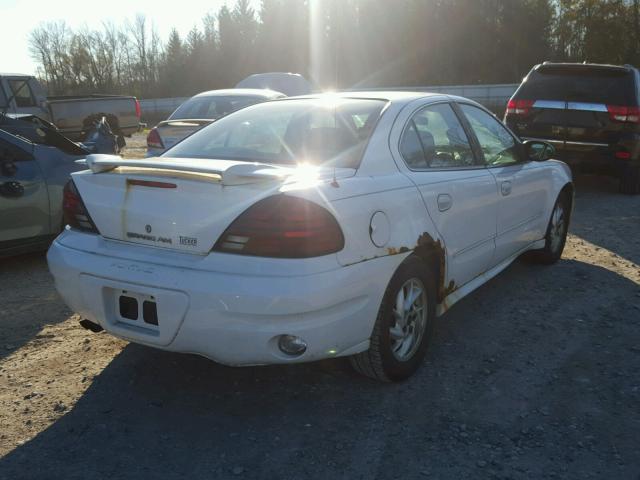 1G2NF52EX3M518306 - 2003 PONTIAC GRAND AM S WHITE photo 4