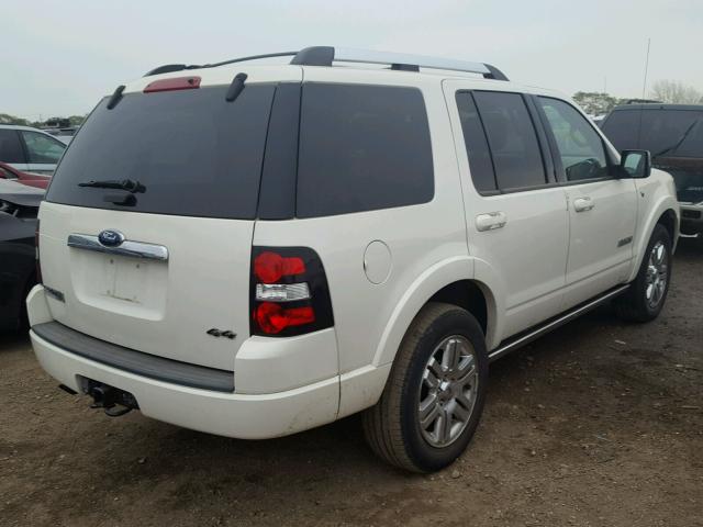 1FMEU75828UA43546 - 2008 FORD EXPLORER WHITE photo 4