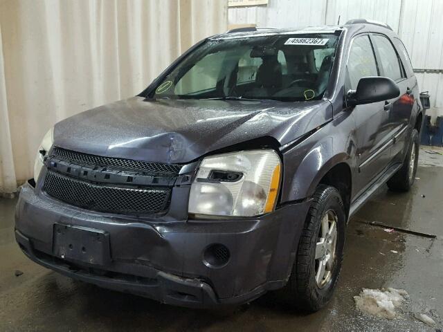 2CNDL23F976095501 - 2007 CHEVROLET EQUINOX PURPLE photo 2