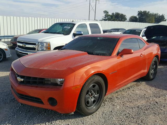 2G1FA1E30C9135871 - 2012 CHEVROLET CAMARO LS ORANGE photo 2