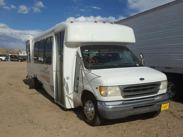 1FDXE45SX1HB16323 - 2001 FORD E450 WHITE photo 1