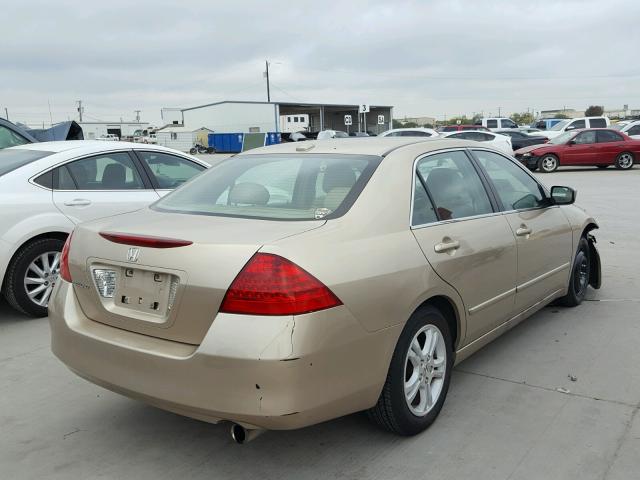 1HGCM56887A134093 - 2007 HONDA ACCORD EX BROWN photo 4