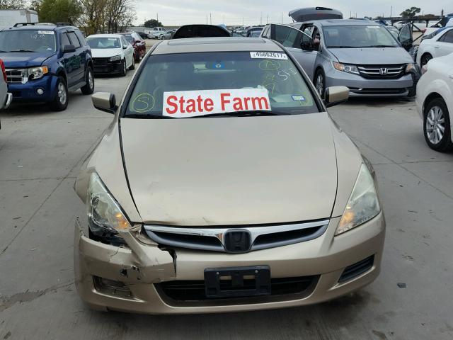 1HGCM56887A134093 - 2007 HONDA ACCORD EX BROWN photo 9