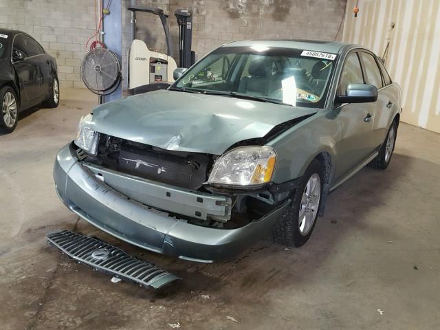 1MEHM42107G606256 - 2007 MERCURY MONTEGO PR GREEN photo 2