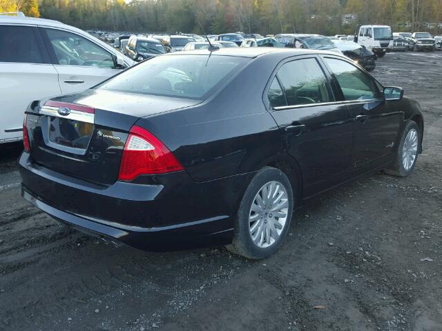 3FADP0L37AR100123 - 2010 FORD FUSION BLACK photo 4