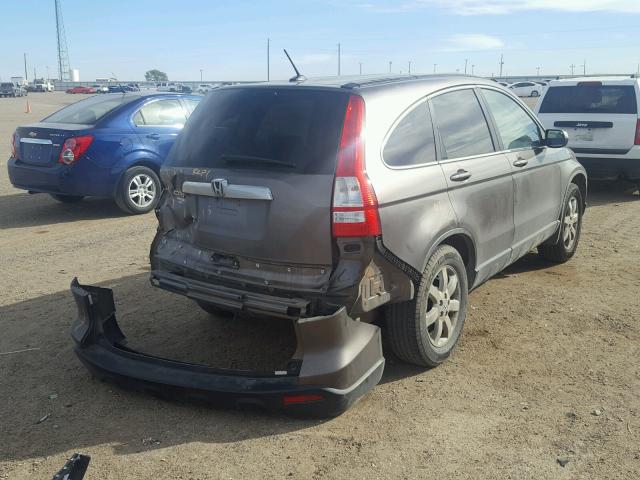 5J6RE38769L021758 - 2009 HONDA CR-V EXL GRAY photo 4