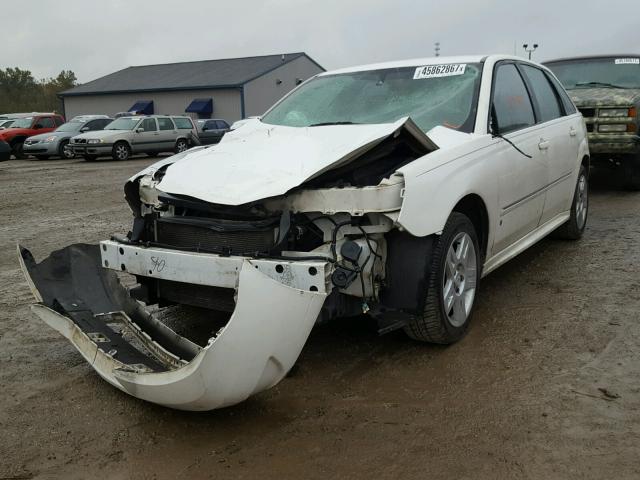 1G1ZT61826F134741 - 2006 CHEVROLET MALIBU MAX WHITE photo 2