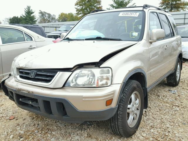 JHLRD18741C030303 - 2001 HONDA CR-V SE GOLD photo 2