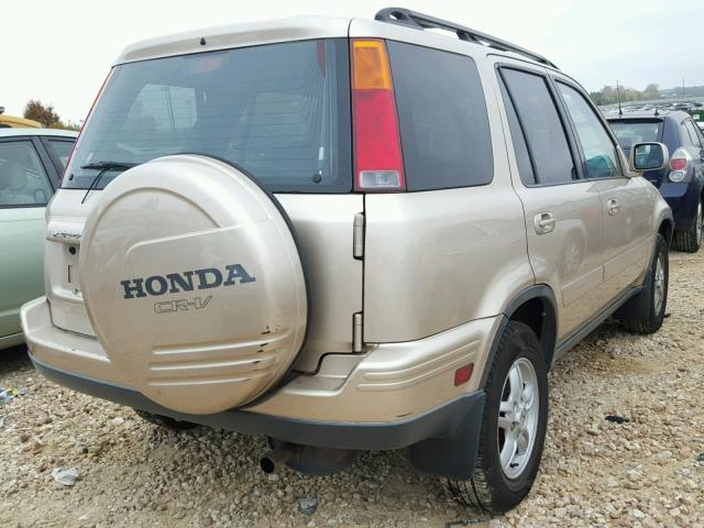 JHLRD18741C030303 - 2001 HONDA CR-V SE GOLD photo 4