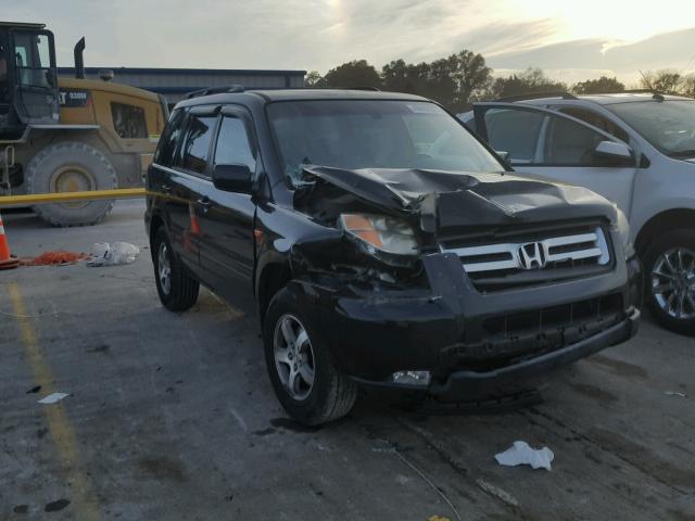 5FNYF28526B039485 - 2006 HONDA PILOT EX BLACK photo 1