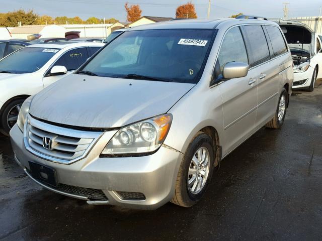 5FNRL38788B025209 - 2008 HONDA ODYSSEY EX GRAY photo 2