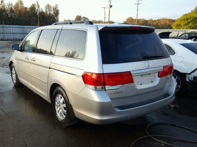 5FNRL38788B025209 - 2008 HONDA ODYSSEY EX GRAY photo 3