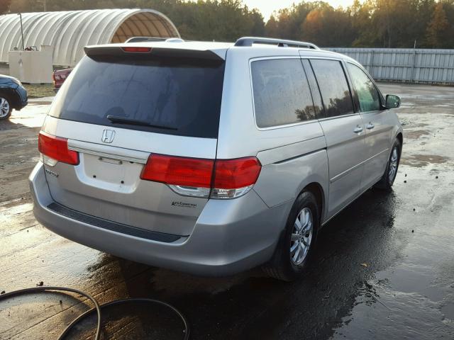 5FNRL38788B025209 - 2008 HONDA ODYSSEY EX GRAY photo 4